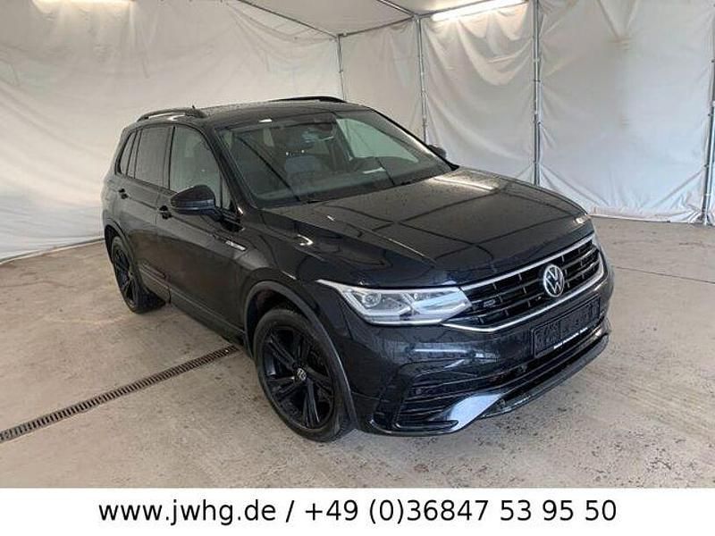 Gebraucht VW Tiguan R-line 200 PS (147 kW) 2021 Schwarz SUV