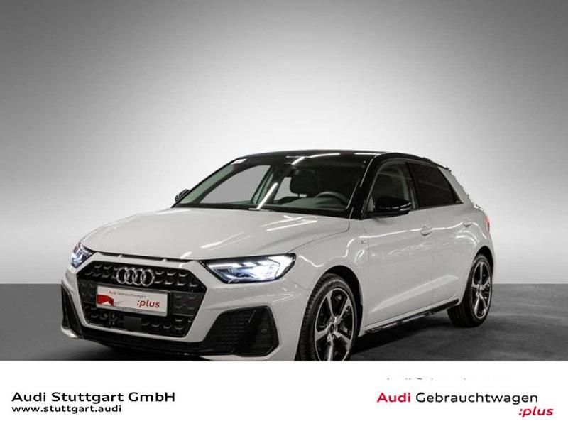 Gletscherweiß metallic/mythoss Gebraucht 2024 Audi A1 S-Line Kleinwagen | 29.999 € (Teuer) - Bild 1/4