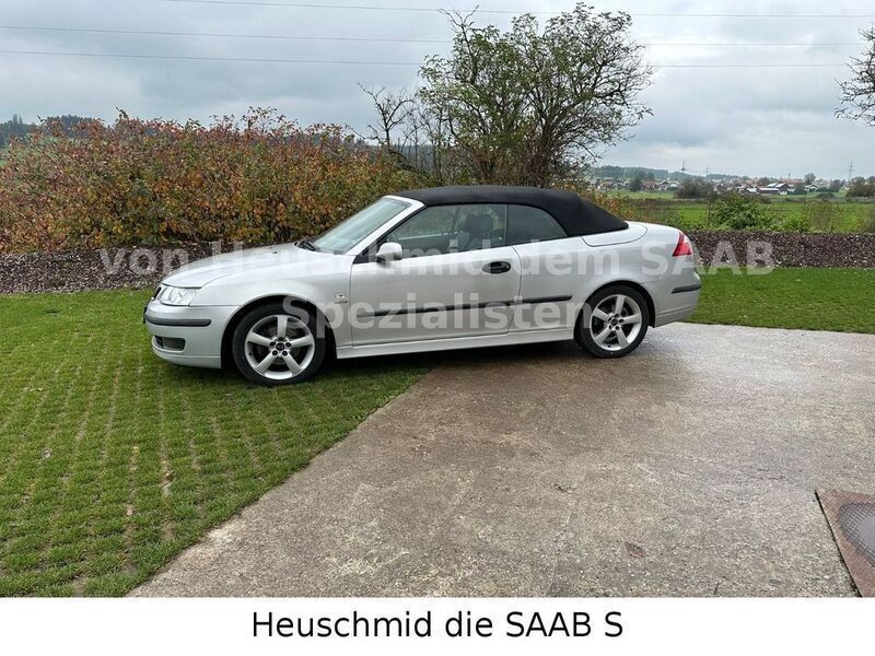 Silber Gebraucht 2004 Saab 9-3 Cabriolet Vector Cabrio | 11.900 € - Bild 1/4