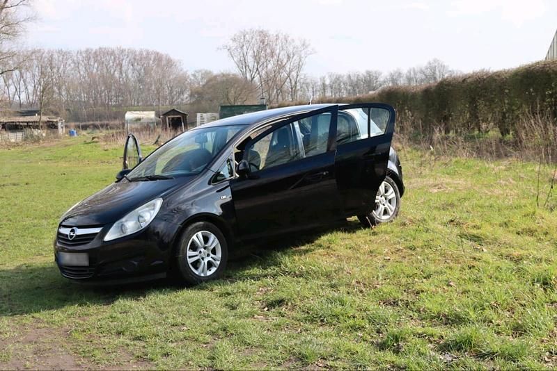 Gebraucht Opel Corsa 2009 Schwarz Kleinwagen