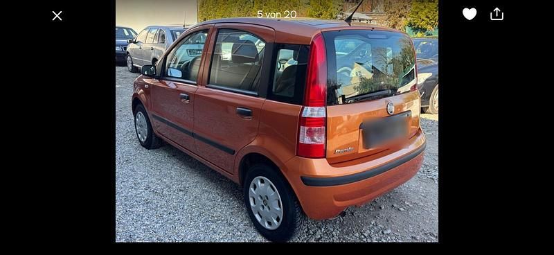 Gebraucht Fiat Panda Dynamic 60 PS (44 kW) 2008 Orange Kleinwagen