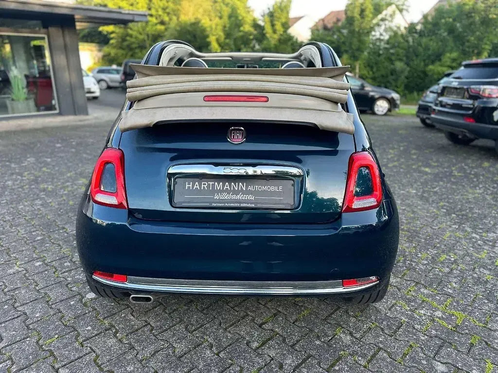 Gebraucht Fiat 500 Lounge 69 PS (50 kW) 2017 Dipinto di blu Cabrio