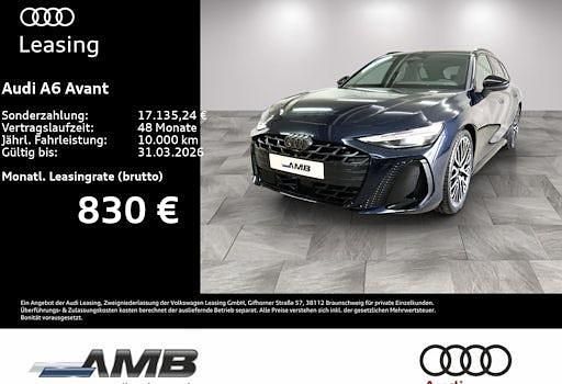 Firmamentblau metallic Neu 2025 Audi A6 S-Line Kombi | 99.890 € - Bild 1/4