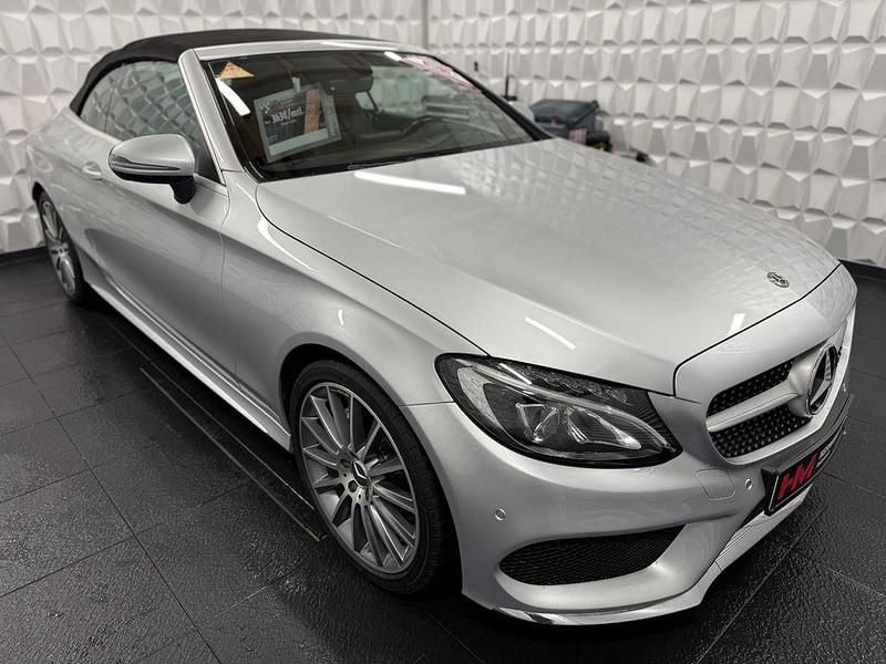 Gebraucht Mercedes C200 AMG 184 PS (135 kW) 2018 Silber Cabrio