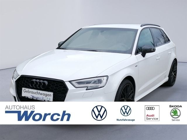 Ibisweiß Gebraucht 2018 Audi A3 Sportback Black Edition Kleinwagen | 18.589 € (Fairer Preis) - Bild 1/4