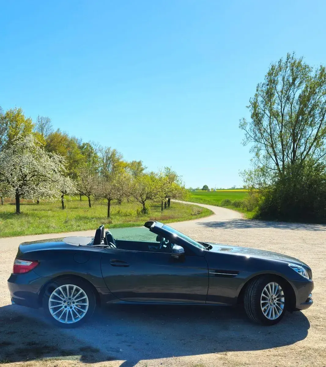 Gebraucht Mercedes SLK200 184 PS (135 kW) 2012 Grau Cabrio