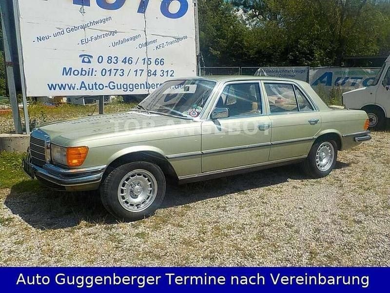 Grün Gebraucht 1976 Mercedes S280 Limousine | 19.890 € - Bild 1/4
