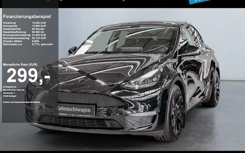 Schwarz Gebraucht 2022 Tesla Model Y Performance SUV | 34.187 € (Guter Preis) - Bild 1/4