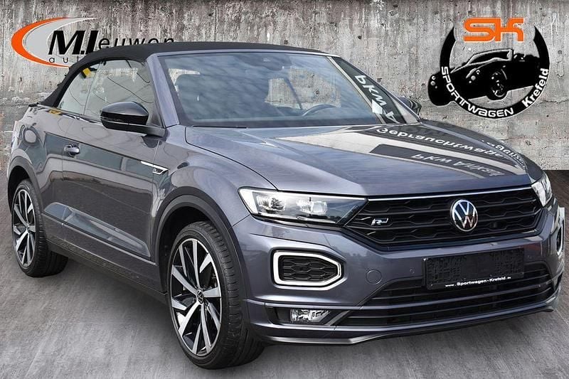 Gebraucht VW T-Roc Cabriolet R-line 150 PS (110 kW) 2021 Rauchgrau metallic Cabrio