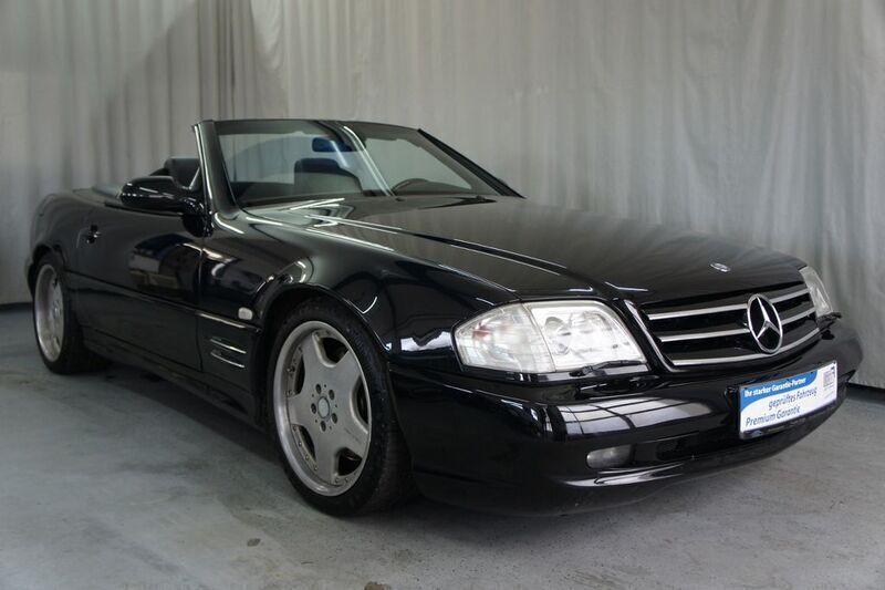 Schwarz Gebraucht 2001 Mercedes SL500 AMG Cabrio | 29.990 € - Bild 1/4