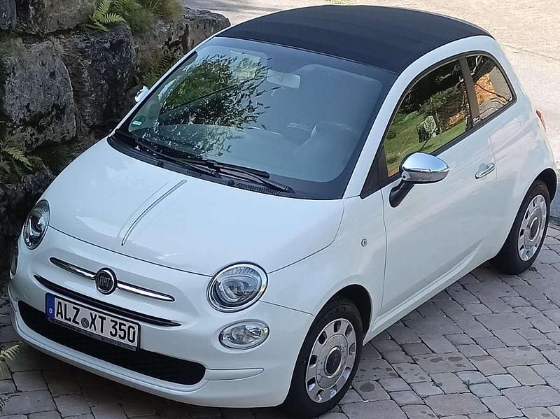 Weiß Gebraucht 2017 Fiat 500C Pop Cabrio | 9.500 € (Fairer Preis) - Bild 1/4