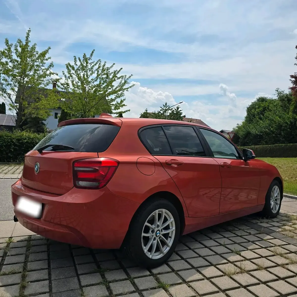 Gebraucht BMW 116 136 PS (100 kW) 2012 Orange Kleinwagen