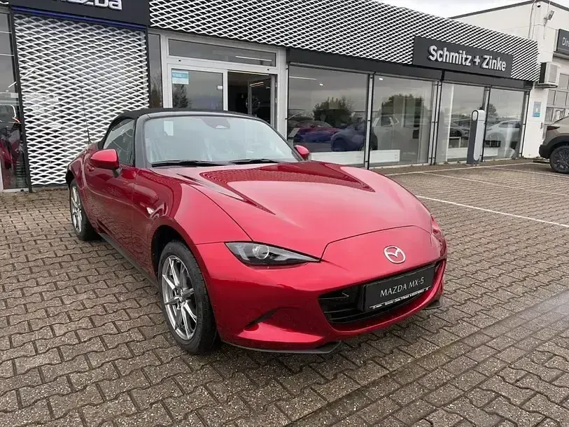 Neu Mazda MX5 Exclusive-Line 132 PS (97 kW) 2025 Rot Cabrio