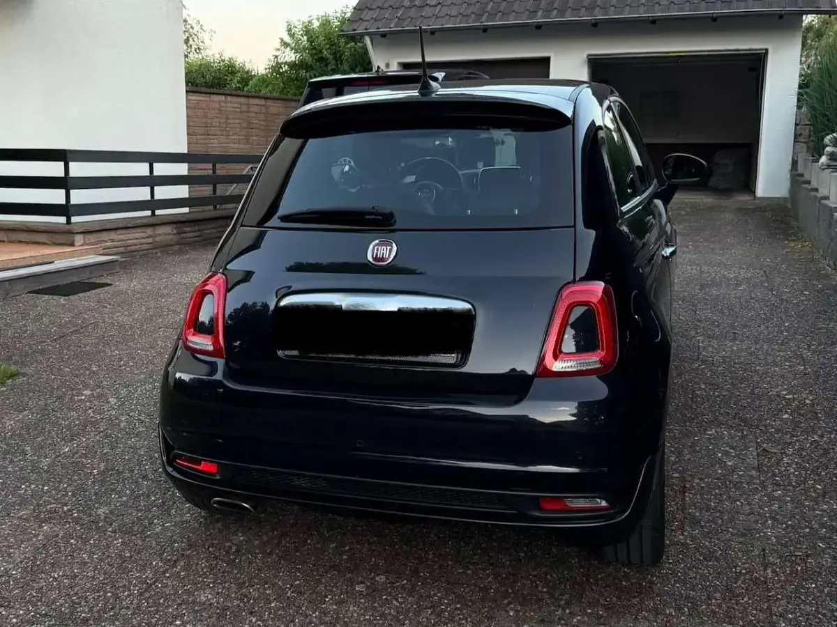 Gebraucht Fiat 500 69 PS (50 kW) 2019 Schwarz Limousine
