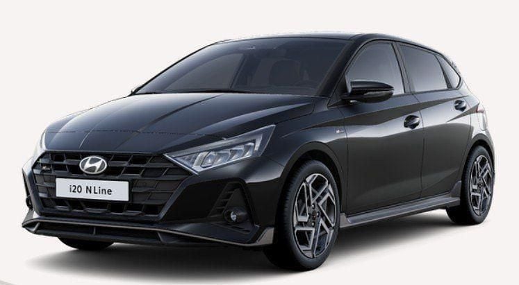 Schwarz Neu 2025 Hyundai i20 N Line Limousine | 19.595 € (Guter Preis) - Bild 1/4