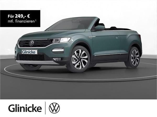 Grün (cactus green) Gebraucht 2021 VW T-Roc Cabriolet Active Cabrio | 23.481 € (Etwas zu teuer) - Bild 1/3
