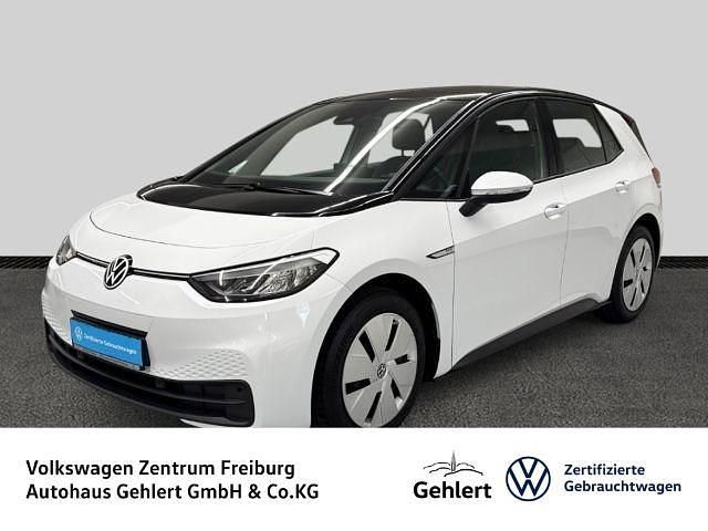 Gletscherweiß metallic Gebraucht 2022 VW ID.3 Pro Kleinwagen | 22.900 € (Fairer Preis) - Bild 1/4