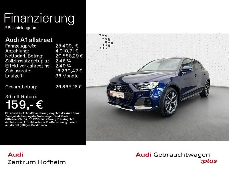 Navarrablau metallic Gebraucht 2024 Audi A1 S-Line Kleinwagen | 25.499 € (Fairer Preis) - Bild 1/4
