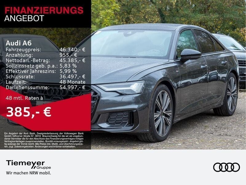 Grau Gebraucht 2023 Audi A6 S-Line Limousine | 46.340 € (Guter Preis) - Bild 1/4