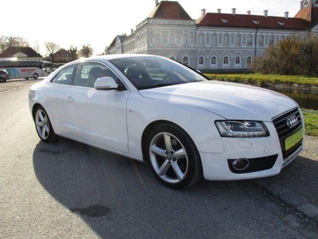 Weiß Gebraucht 2009 Audi A5 S-Line Coupé | 11.999 € (Teuer) - Bild 1/4