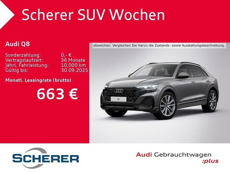 Samuraigrau metallic (metallic) Gebraucht 2025 Audi Q8 Design SUV | 66.800 € (Teuer) - Bild 1/4