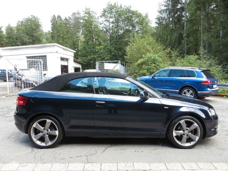 Gebraucht Audi A3 Cabriolet S-Line 105 PS (77 kW) 2010 Blau metallic Cabrio