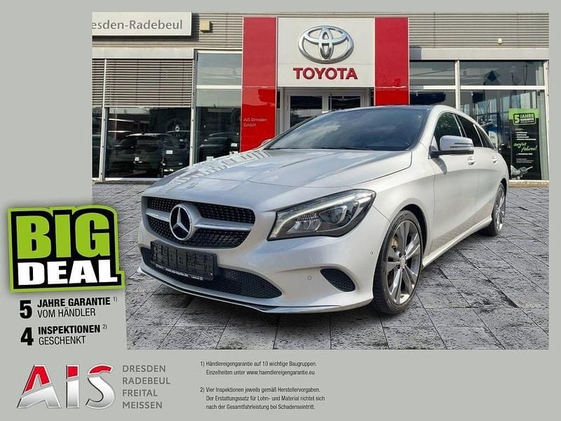 Polarsilber metalliclack Gebraucht 2018 Mercedes CLA200 Shooting Brake Urban Kombi | 17.990 € (Guter Preis) - Bild 1/3