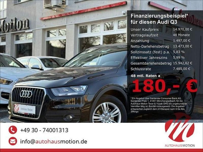 Gebraucht Audi Q3 Ambiente 150 PS (110 kW) 2014 Schwarz SUV