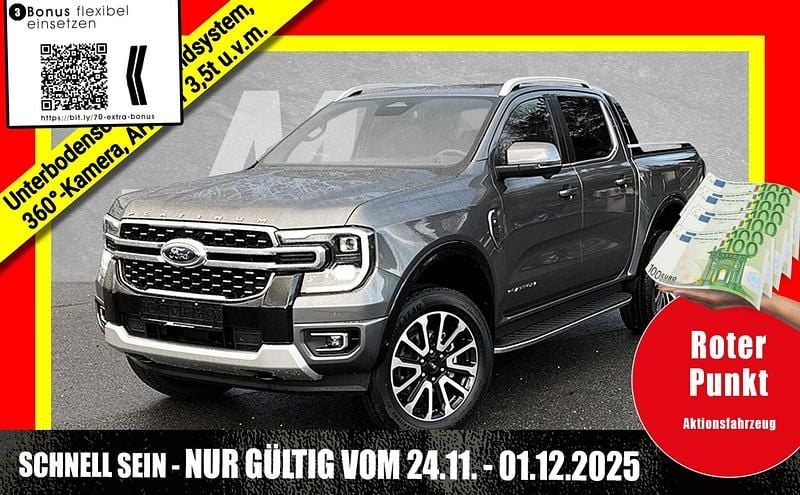 Schwarz Neu 2025 Ford Ranger Platinum Abholung | 59.990 € (Guter Preis) - Bild 1/4