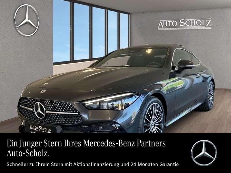Grau Gebraucht 2024 Mercedes CLE220 AMG Coupé | 56.842 € (Fairer Preis) - Bild 1/4