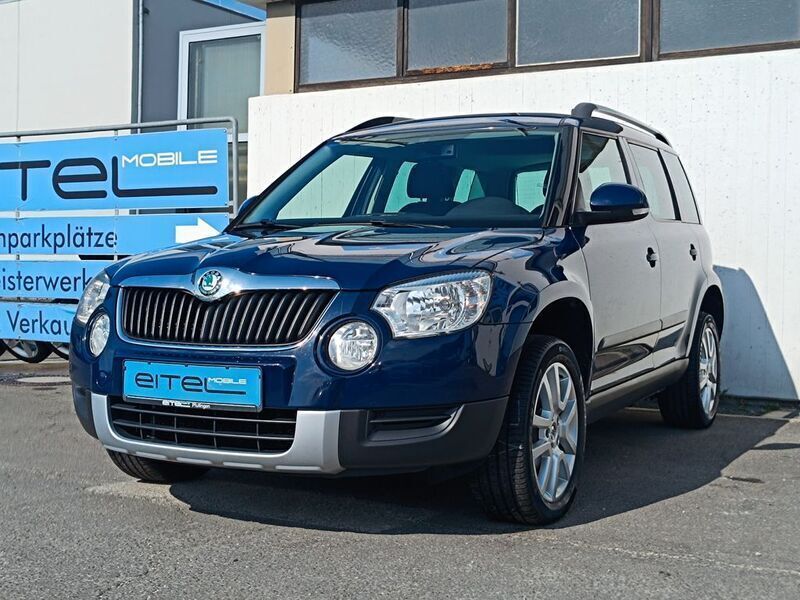 Blue metallic Gebraucht 2011 Skoda Yeti Active SUV | 5.490 € (Fairer Preis) - Bild 1/4
