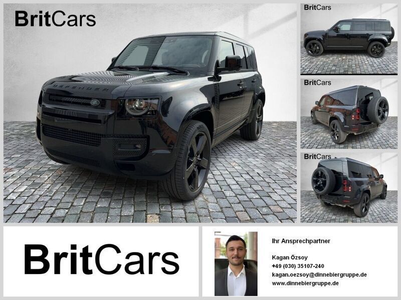Schwarz (metallic) Gebraucht 2025 Land Rover Defender HSE Dynamic SUV | 96.949 € (Superpreis) - Bild 1/4