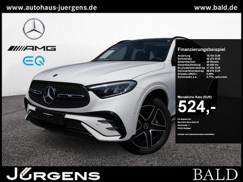 Weiss polarweiss Gebraucht 2023 Mercedes GLC400d AMG SUV | 55.580 € (Superpreis) - Bild 1/4