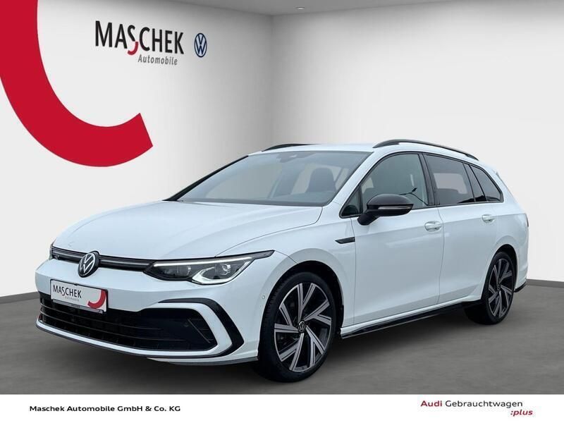 Oryxweiss perlmutteffekt Gebraucht 2022 VW Golf VIII R-line Kombi | 24.840 € (Superpreis) - Bild 1/4