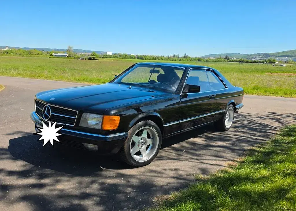 Gebraucht Mercedes 380 204 PS (150 kW) 1982 Schwarz Coupé