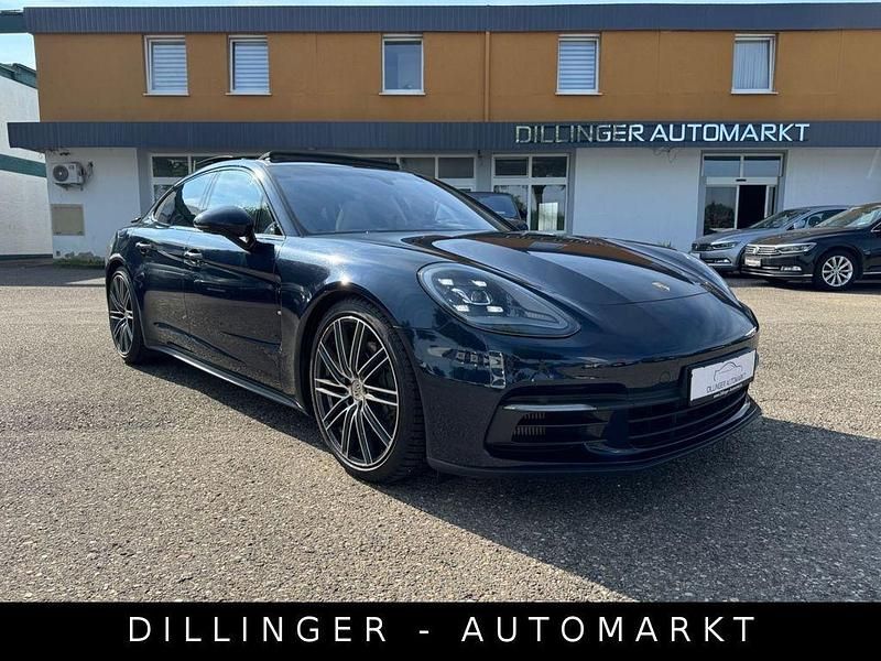 Blau Gebraucht 2017 Porsche Panamera 4S Limousine | 54.690 € (Superpreis) - Bild 1/4