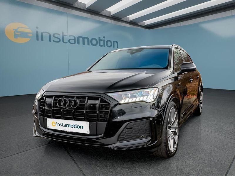 Schwarz Gebraucht 2024 Audi Q7 S-Line SUV | 90.399 € - Bild 1/4