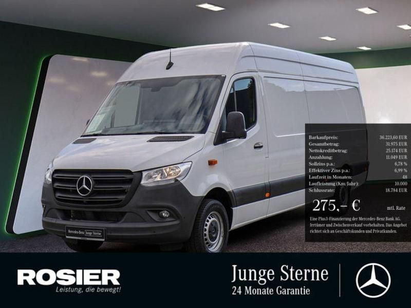 Weiss / arktikweiss Gebraucht 2023 Mercedes Sprinter Van | 36.224 € (Fairer Preis) - Bild 1/4