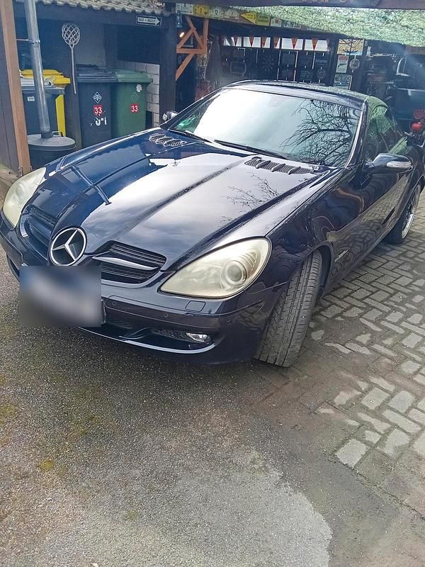 Gebraucht Mercedes SLK200 Edition 164 PS (120 kW) 2004 Blau Cabrio