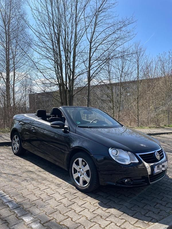 Schwarz Gebraucht 2009 VW Eos Cabrio | 3.600 € (Superpreis) - Bild 1/4