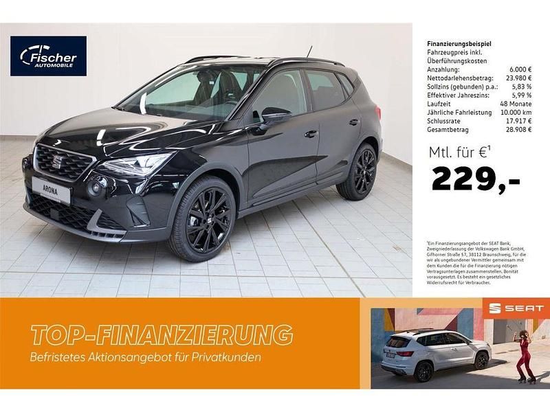 Schwarz Neu 2025 Seat Arona Black Edition SUV | 29.980 € (Fairer Preis) - Bild 1/4