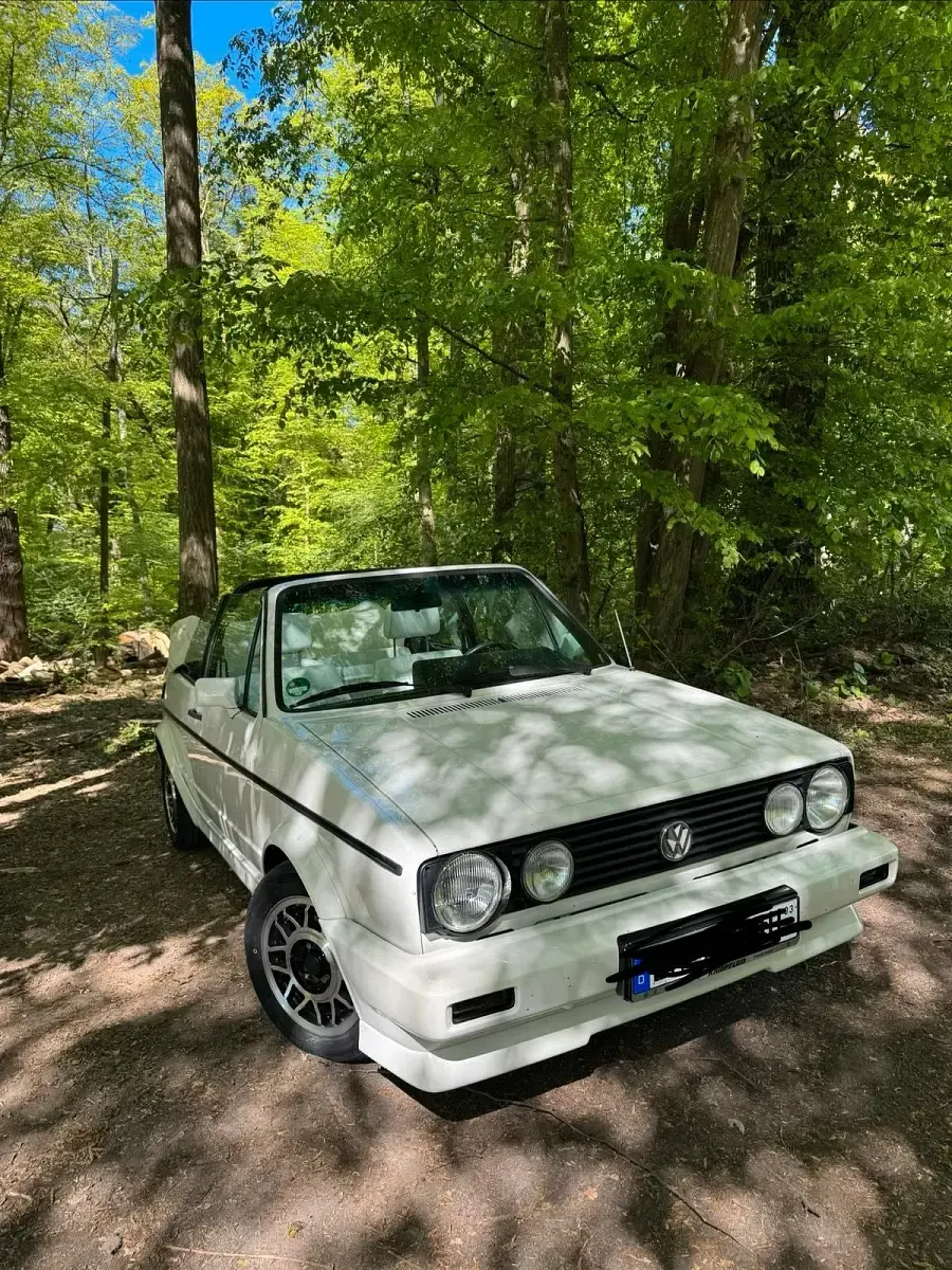 Gebraucht VW Golf Cabriolet 98 PS (72 kW) 1990 Weiß Cabrio