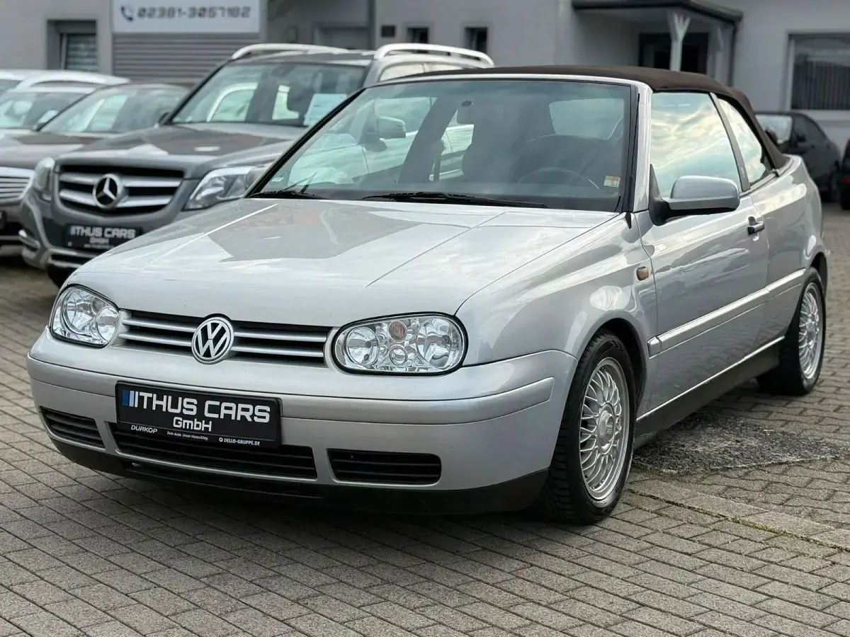 Gebraucht VW Golf Cabriolet 101 PS (74 kW) 1998 Silber Cabrio
