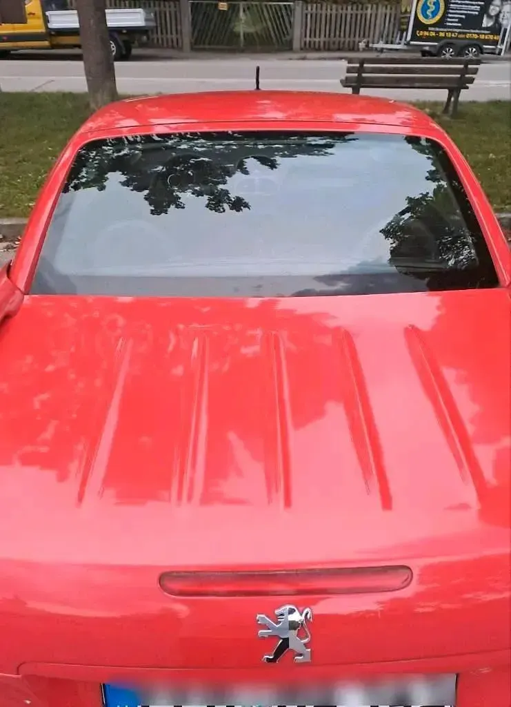 Gebraucht Peugeot 206 CC 75 PS (55 kW) 2003 Rot Cabrio