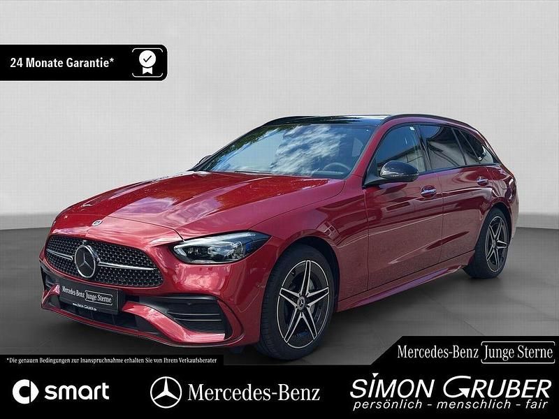 Manufaktur lack manufaktur patag (metallic) Gebraucht 2023 Mercedes C300e AMG Kombi | 50.450 € (Etwas zu teuer) - Bild 1/4