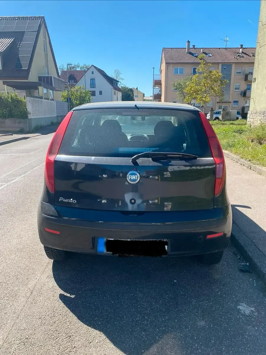 Gebraucht Fiat Punto 2007 Schwarz Kleinwagen