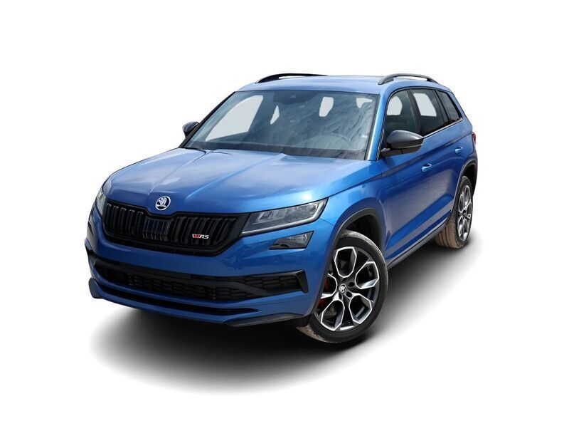 Blau Gebraucht 2020 Skoda Kodiaq RS SUV | 36.549 € (Teuer) - Bild 1/4