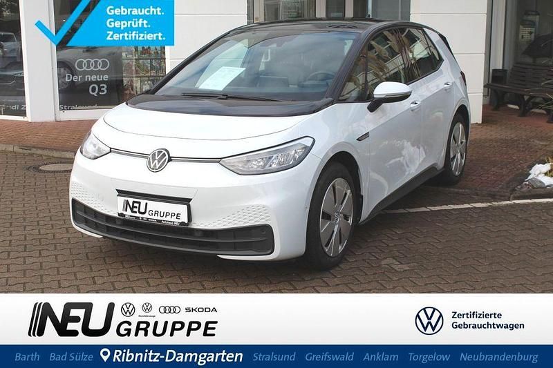 Gebraucht VW ID.3 Pro 106 kW (145 PS) 2022 Gletscherweiß metallic schwarz Kleinwagen
