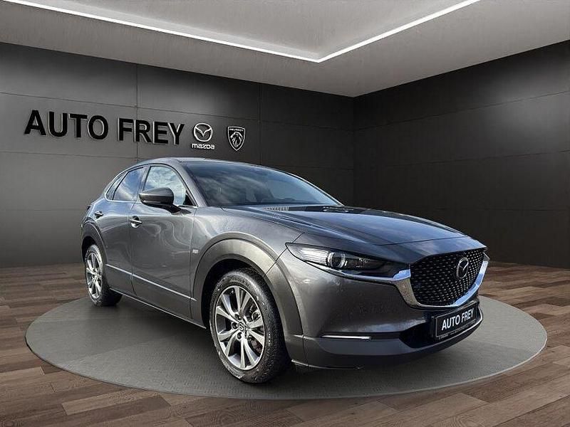 Machine gray Gebraucht 2021 Mazda CX-30 Selection SUV | 24.720 € (Etwas zu teuer) - Bild 1/3
