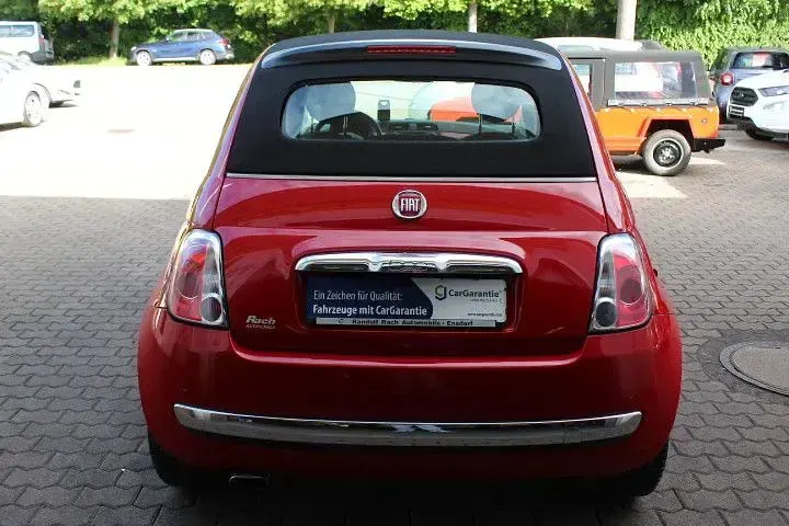 Używany Fiat 500C 86 KM (63 kW) 2014 Czerwony Kabriolet